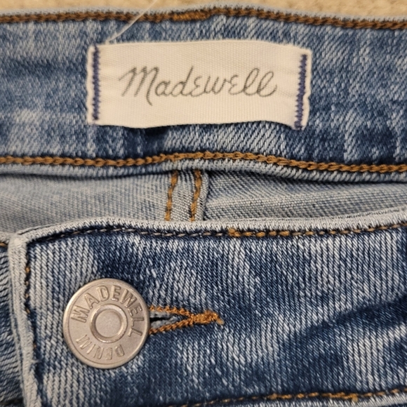 Madewell Kick Out Jeans Wome's Medium Wash Denim Blue Bootcut Jeans Size 32(14) - Picture 5 of 12